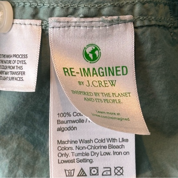 J Crew Relaxed Fit garment-dyed lightweight cotton poplin shirt AY728 - Picture 9 of 11